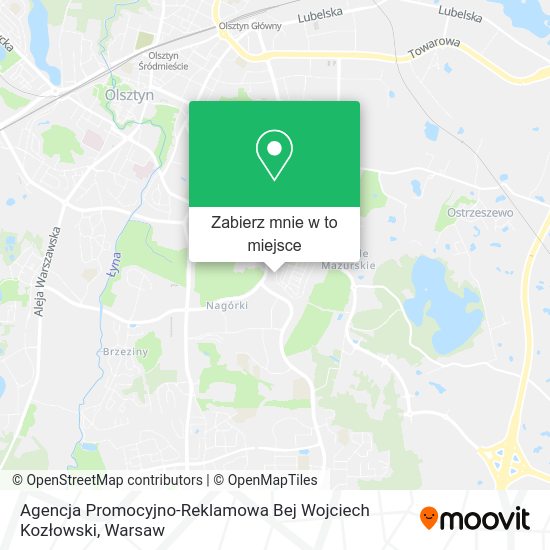 Mapa Agencja Promocyjno-Reklamowa Bej Wojciech Kozłowski