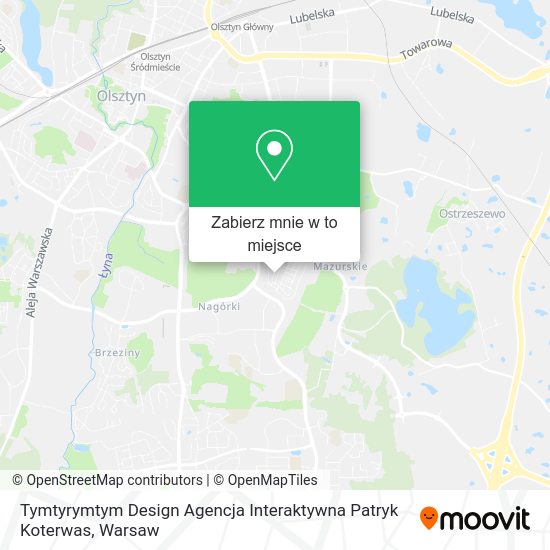 Mapa Tymtyrymtym Design Agencja Interaktywna Patryk Koterwas