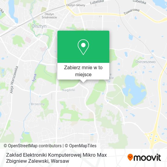 Mapa Zakład Elektroniki Komputerowej Mikro Max Zbigniew Zalewski