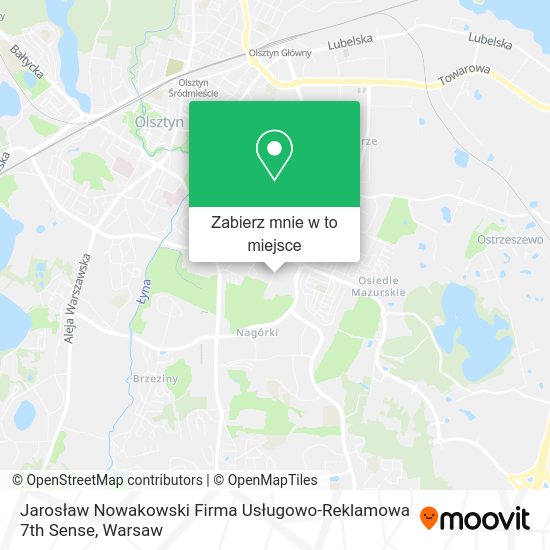 Mapa Jarosław Nowakowski Firma Usługowo-Reklamowa 7th Sense