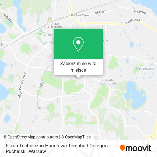 Mapa Firma Techniczno Handlowa Temabud Grzegorz Puchalski