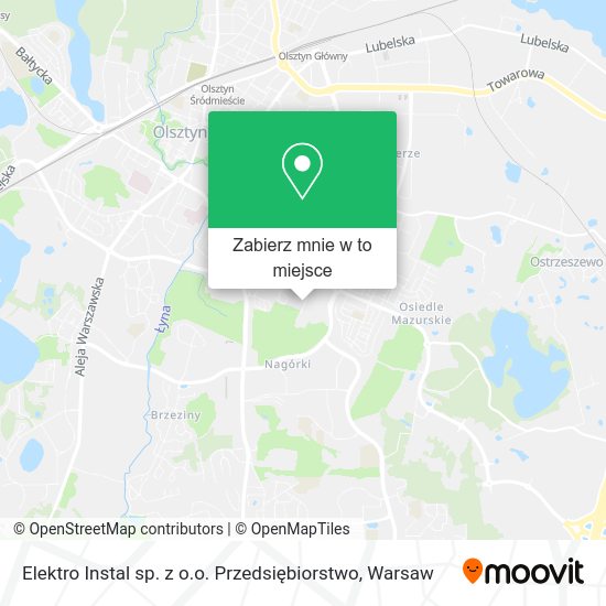 Mapa Elektro Instal sp. z o.o. Przedsiębiorstwo