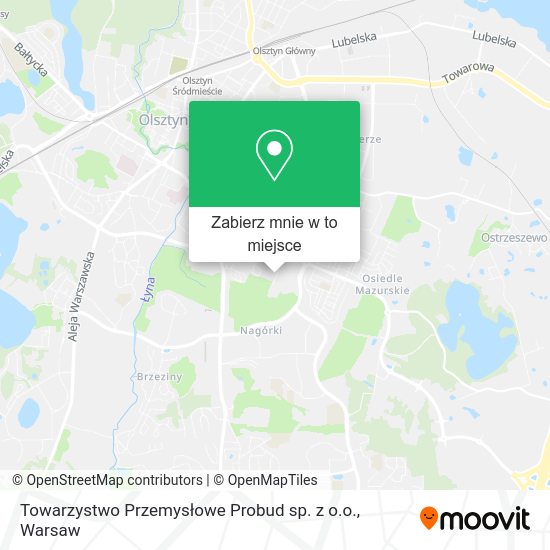 Mapa Towarzystwo Przemysłowe Probud sp. z o.o.