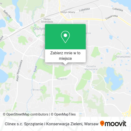 Mapa Clinex s.c. Sprzątanie i Konserwacja Zieleni