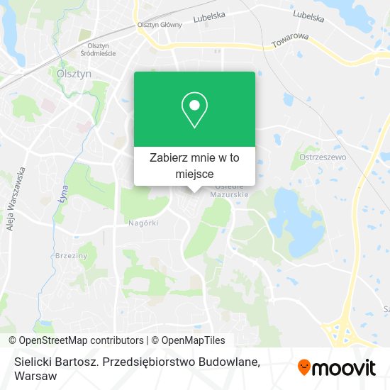 Mapa Sielicki Bartosz. Przedsiębiorstwo Budowlane