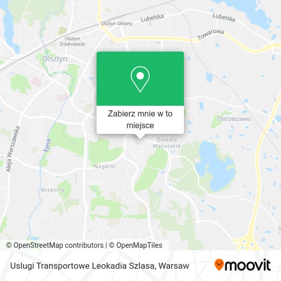 Mapa Uslugi Transportowe Leokadia Szlasa