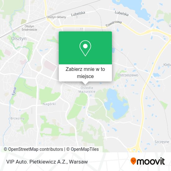 Mapa VIP Auto. Pietkiewicz A.Z.