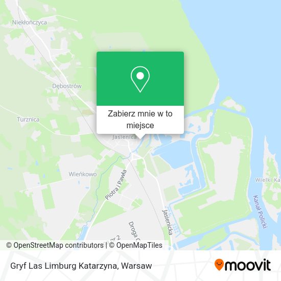 Mapa Gryf Las Limburg Katarzyna