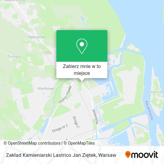 Mapa Zakład Kamieniarski Lastrico Jan Ziętek