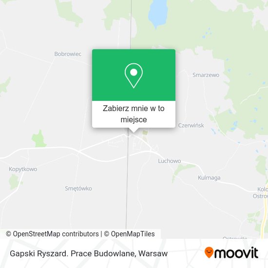 Mapa Gapski Ryszard. Prace Budowlane