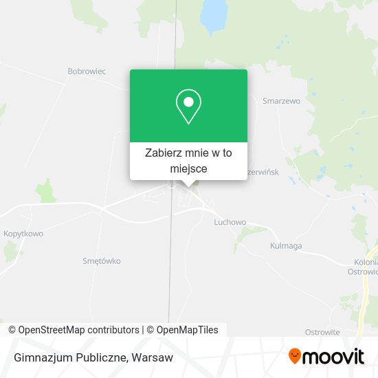 Mapa Gimnazjum Publiczne