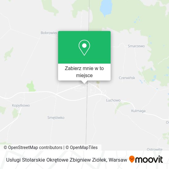 Mapa Usługi Stolarskie Okrętowe Zbigniew Ziółek