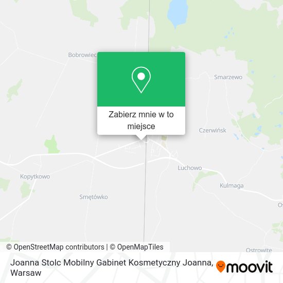 Mapa Joanna Stolc Mobilny Gabinet Kosmetyczny Joanna