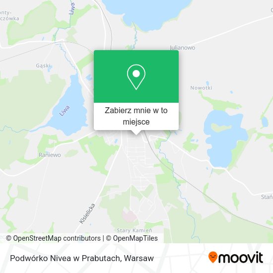 Mapa Podwórko Nivea w Prabutach