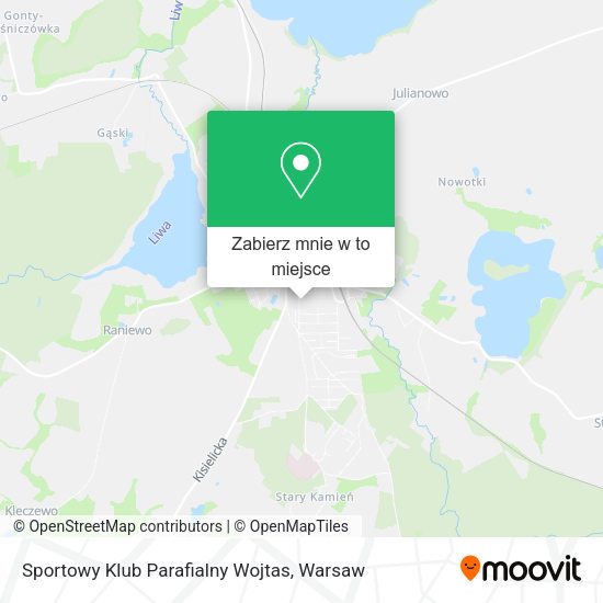 Mapa Sportowy Klub Parafialny Wojtas