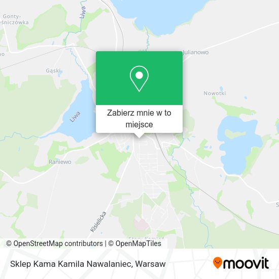 Mapa Sklep Kama Kamila Nawalaniec