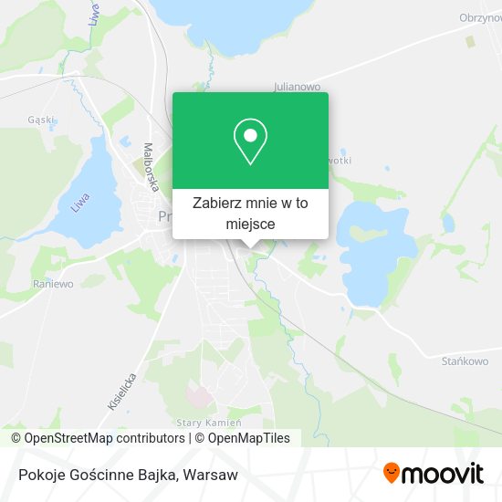 Mapa Pokoje Gościnne Bajka