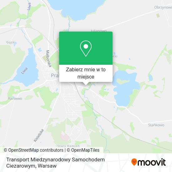 Mapa Transport Miedzynarodowy Samochodem Ciezarowym