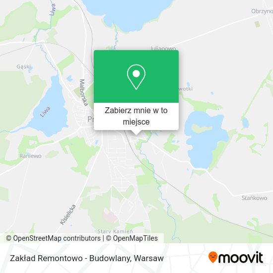 Mapa Zakład Remontowo - Budowlany