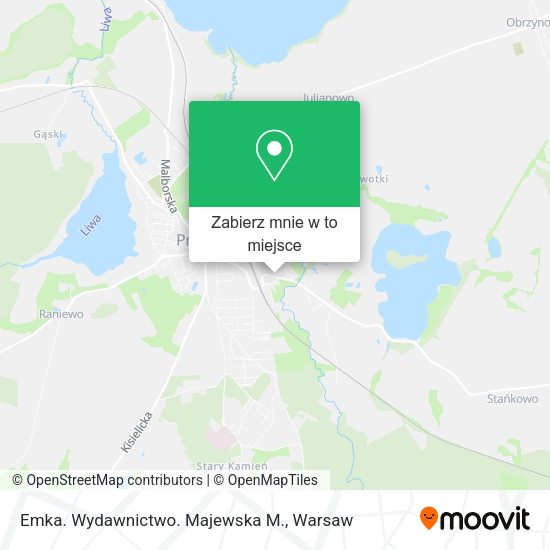 Mapa Emka. Wydawnictwo. Majewska M.