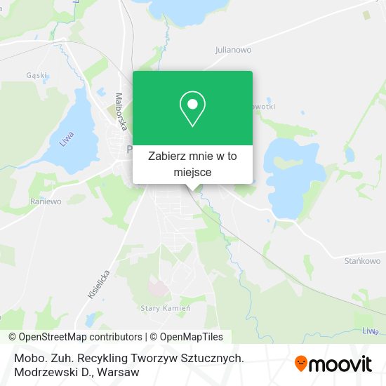 Mapa Mobo. Zuh. Recykling Tworzyw Sztucznych. Modrzewski D.