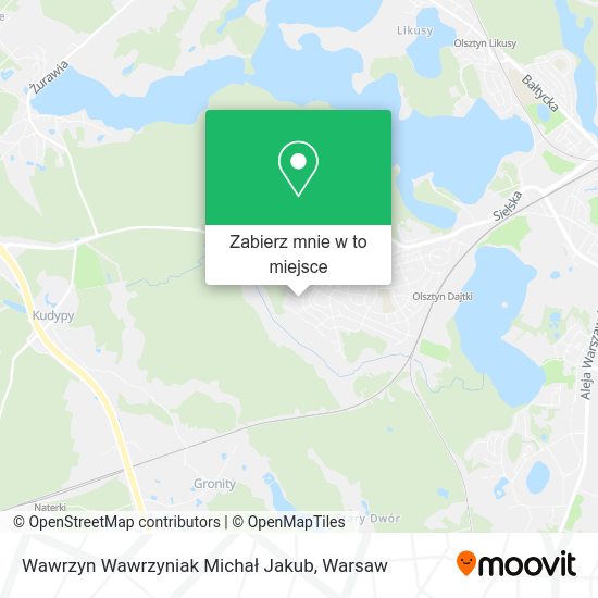 Mapa Wawrzyn Wawrzyniak Michał Jakub