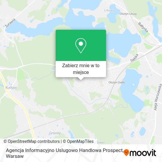 Mapa Agencja Informacyjno Uslugowo Handlowa Prospect