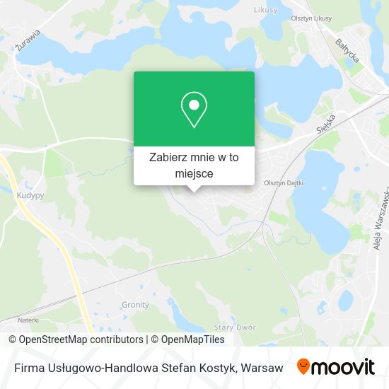 Mapa Firma Usługowo-Handlowa Stefan Kostyk