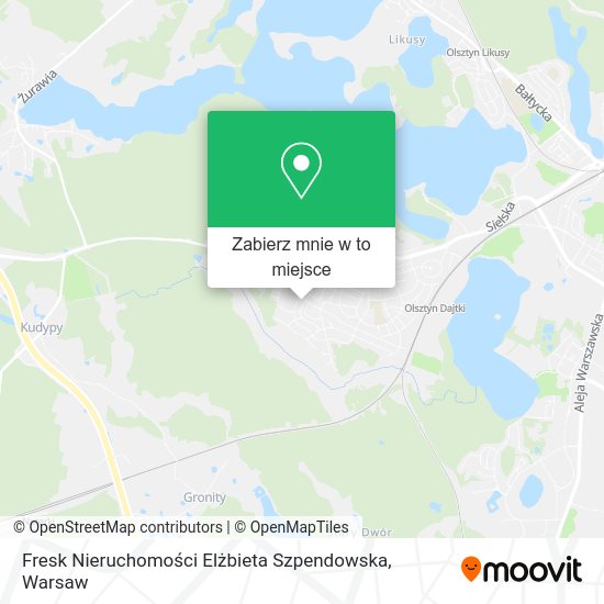 Mapa Fresk Nieruchomości Elżbieta Szpendowska