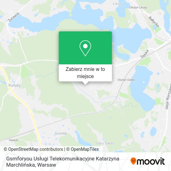 Mapa Gsmforyou Usługi Telekomunikacyjne Katarzyna Marchlińska