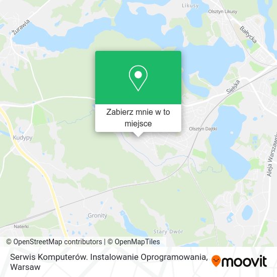 Mapa Serwis Komputerów. Instalowanie Oprogramowania