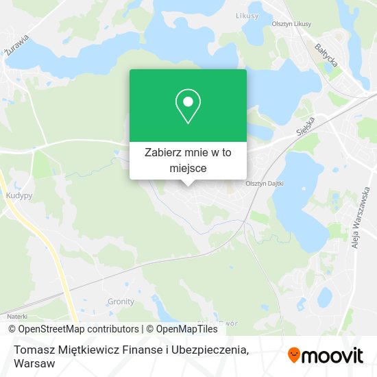 Mapa Tomasz Miętkiewicz Finanse i Ubezpieczenia