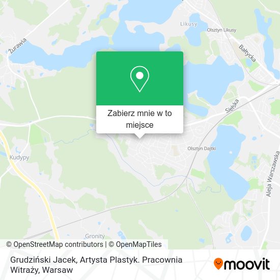 Mapa Grudziński Jacek, Artysta Plastyk. Pracownia Witraży