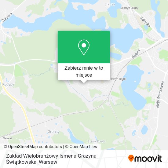 Mapa Zakład Wielobranżowy Ismena Grażyna Świątkowska