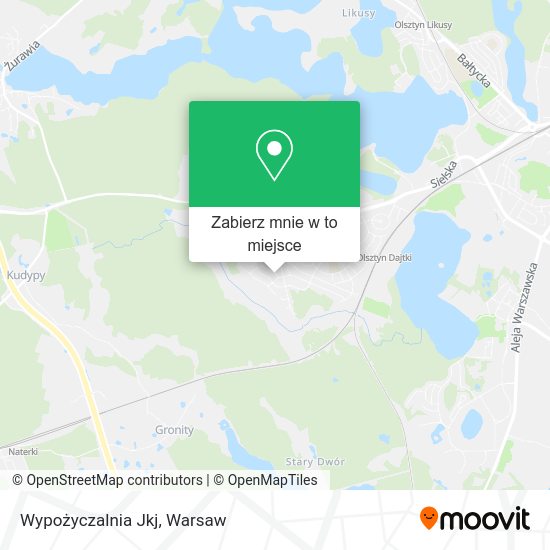 Mapa Wypożyczalnia Jkj