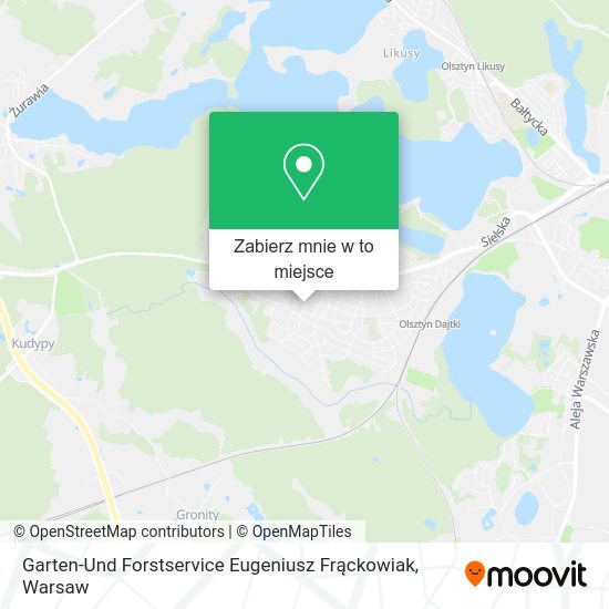 Mapa Garten-Und Forstservice Eugeniusz Frąckowiak