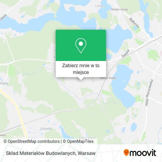 Mapa Skład Materiałów Budowlanych