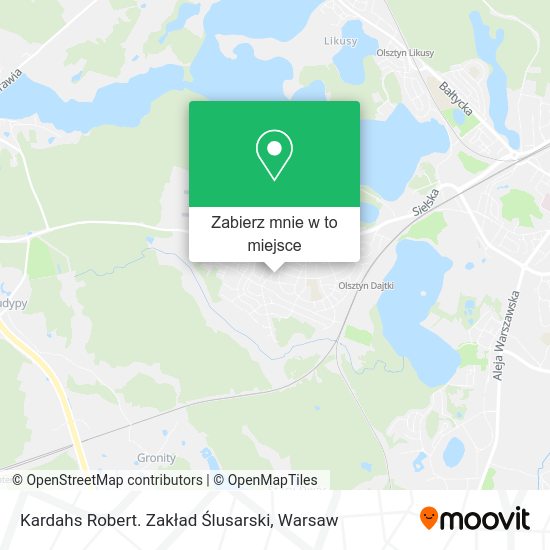 Mapa Kardahs Robert. Zakład Ślusarski