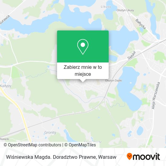 Mapa Wiśniewska Magda. Doradztwo Prawne