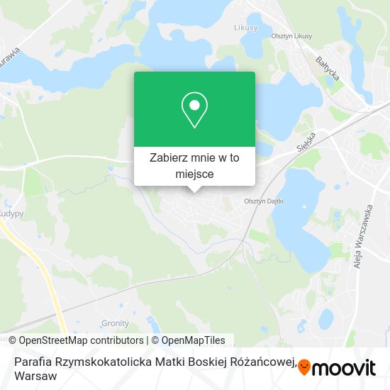 Mapa Parafia Rzymskokatolicka Matki Boskiej Różańcowej