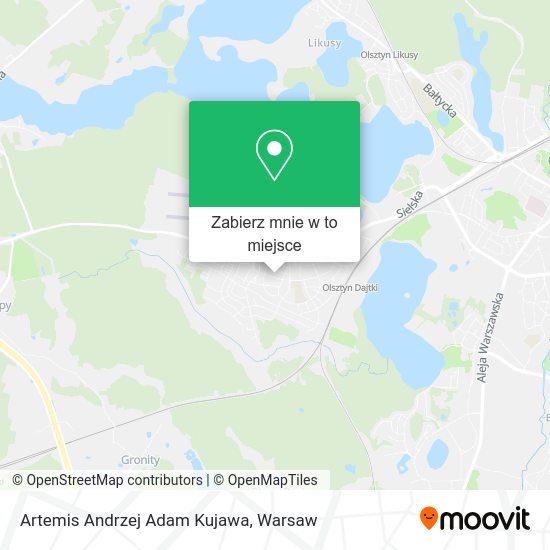 Mapa Artemis Andrzej Adam Kujawa