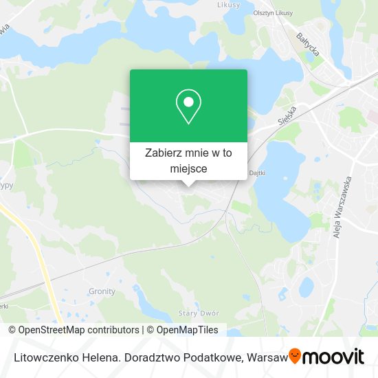 Mapa Litowczenko Helena. Doradztwo Podatkowe