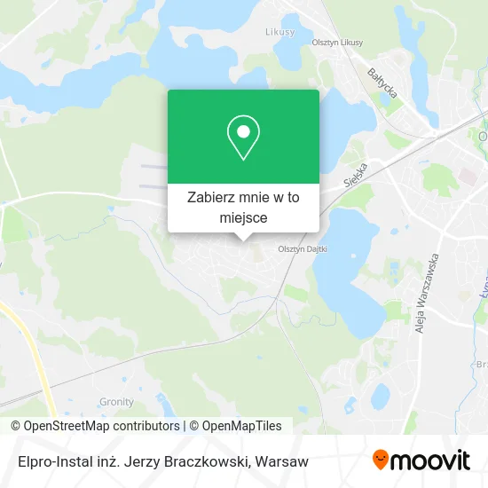 Mapa Elpro-Instal inż. Jerzy Braczkowski