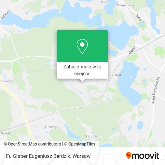 Mapa Fu Glaber Eugeniusz Berdzik