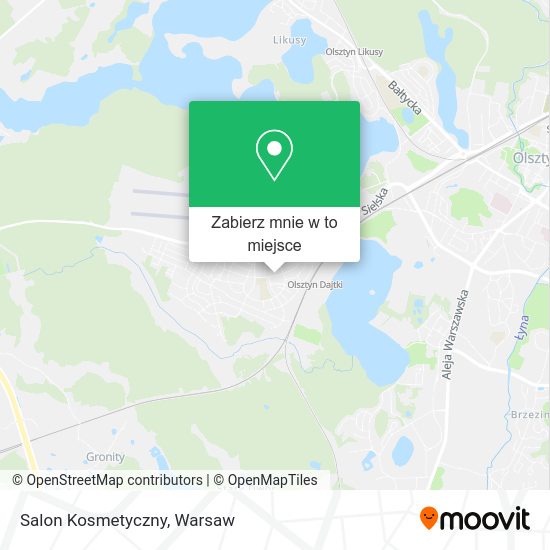 Mapa Salon Kosmetyczny