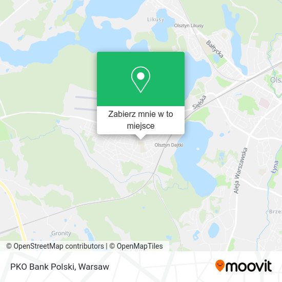 Mapa PKO Bank Polski