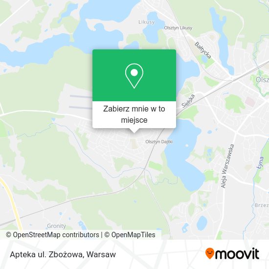 Mapa Apteka ul. Zbożowa