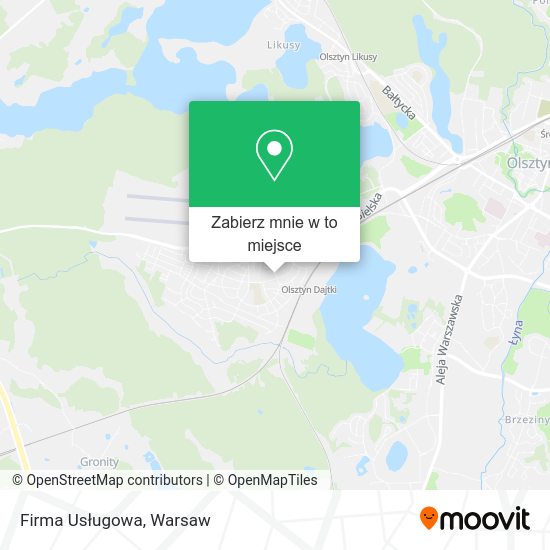 Mapa Firma Usługowa