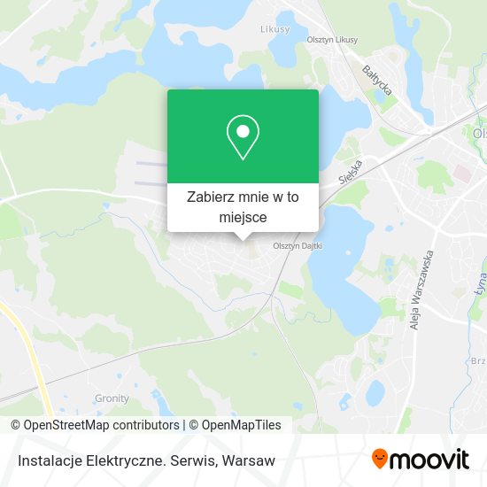 Mapa Instalacje Elektryczne. Serwis