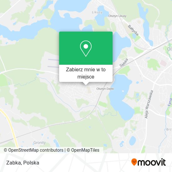 Mapa Zabka